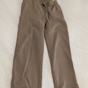 Aritzia Tan Sweatfleece Pants